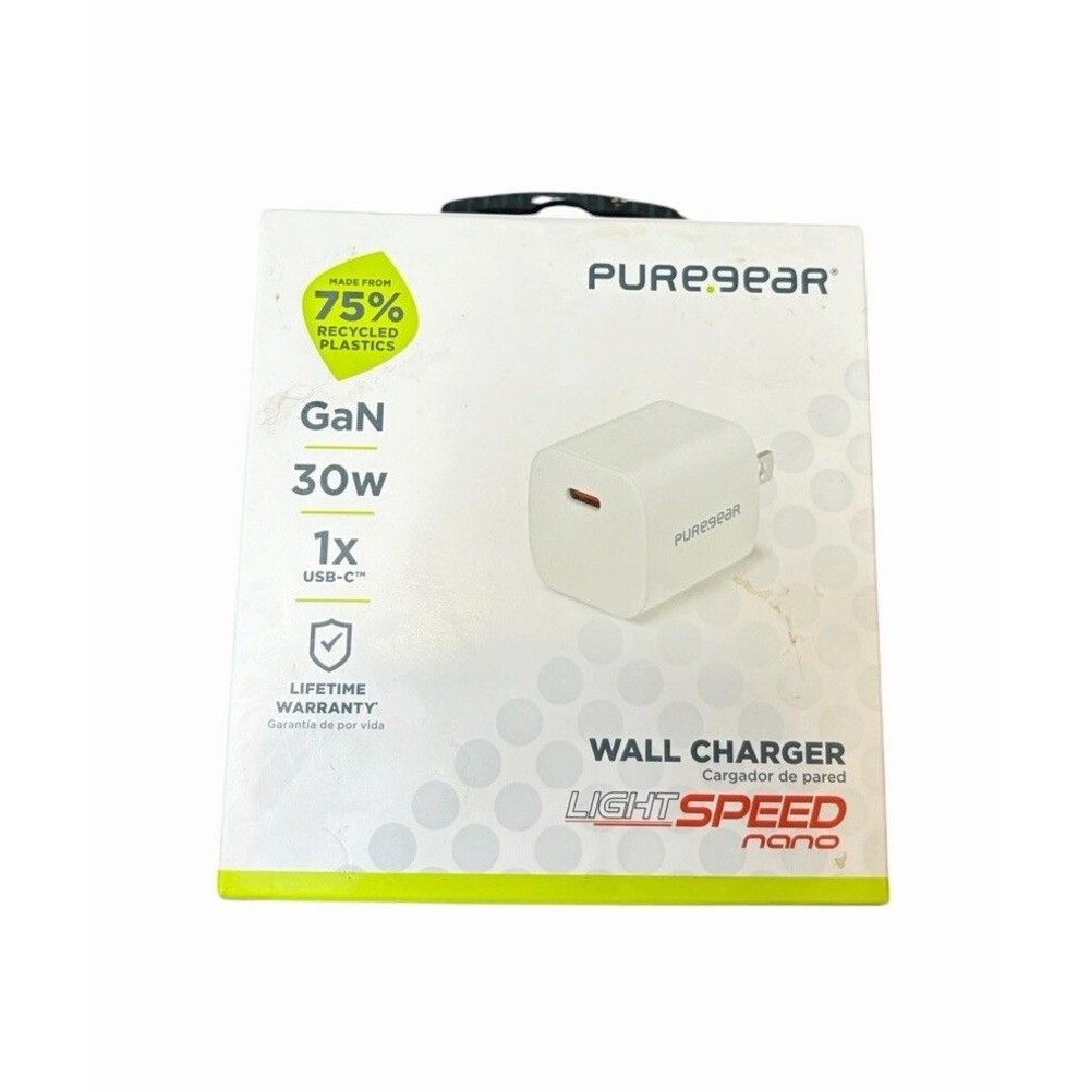 PureGear Lightspeed Nano Wall Charger USB-C 30W
